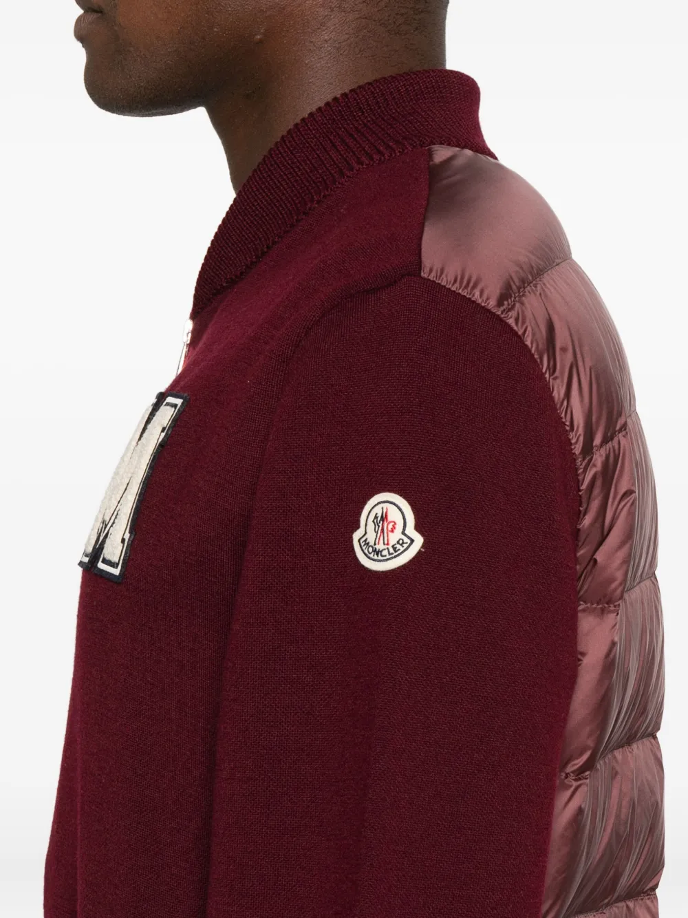 Moncler Bomberjack met rits Rood