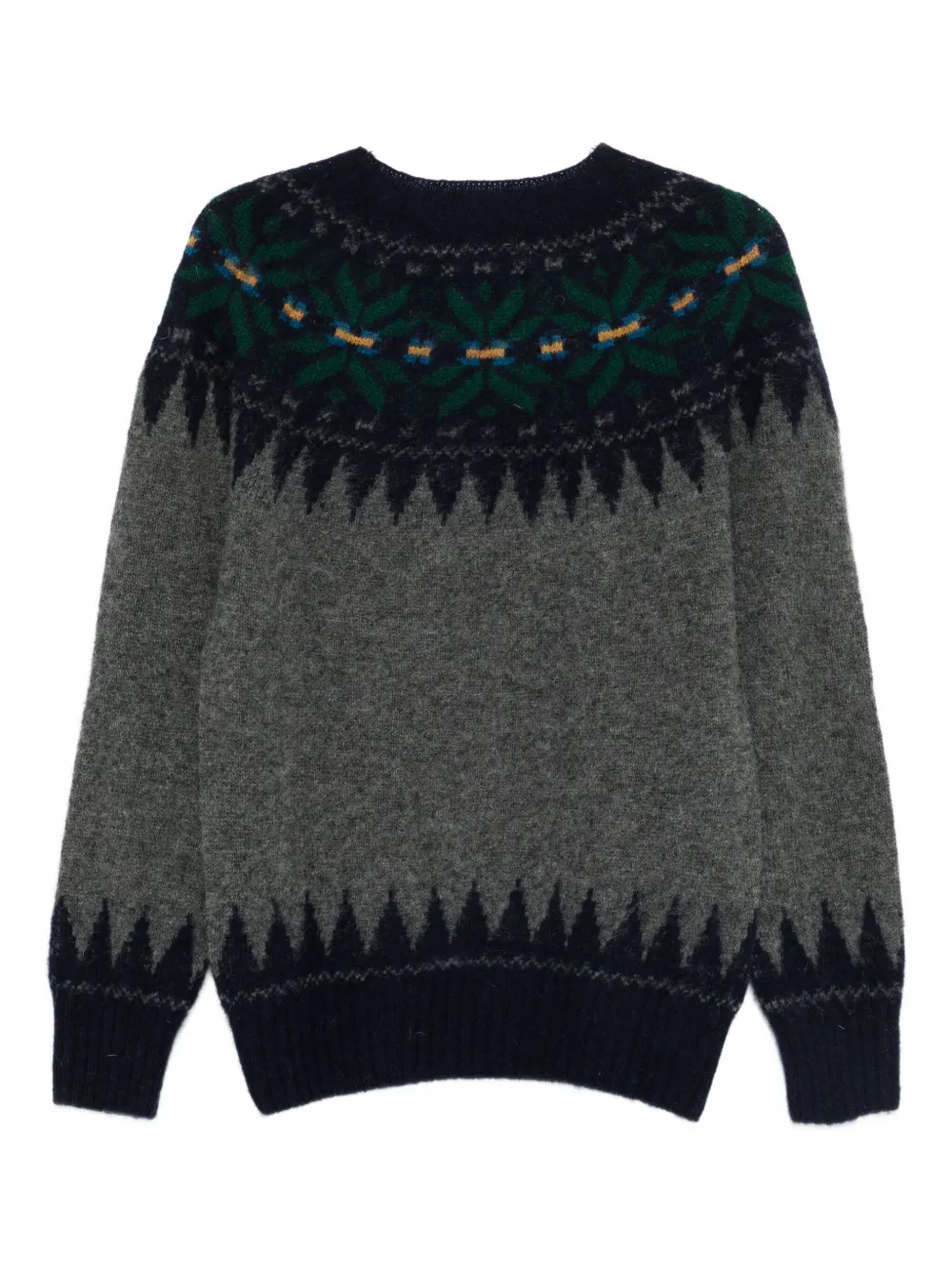 Howlin' patterned crew-neck sweater | Knitted Sweaters | Image 2
