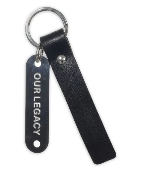 OUR LEGACY logo-lettering keyring