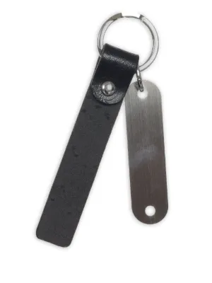 小物 [OUR LEGACY] Ladon Leather Keyring Our Legacy - Ladon Key Ring Black Leather