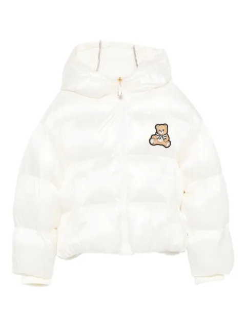 Moschino Kids Teddy bear-appliqué jacket