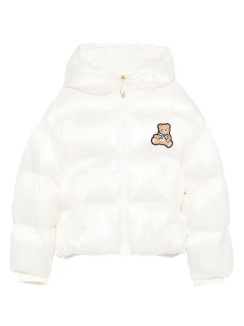 Moschino Kids Teddy bear-appliqué jacket