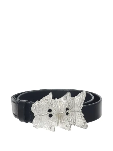 OUR LEGACY butterfly-buckle leather belt
