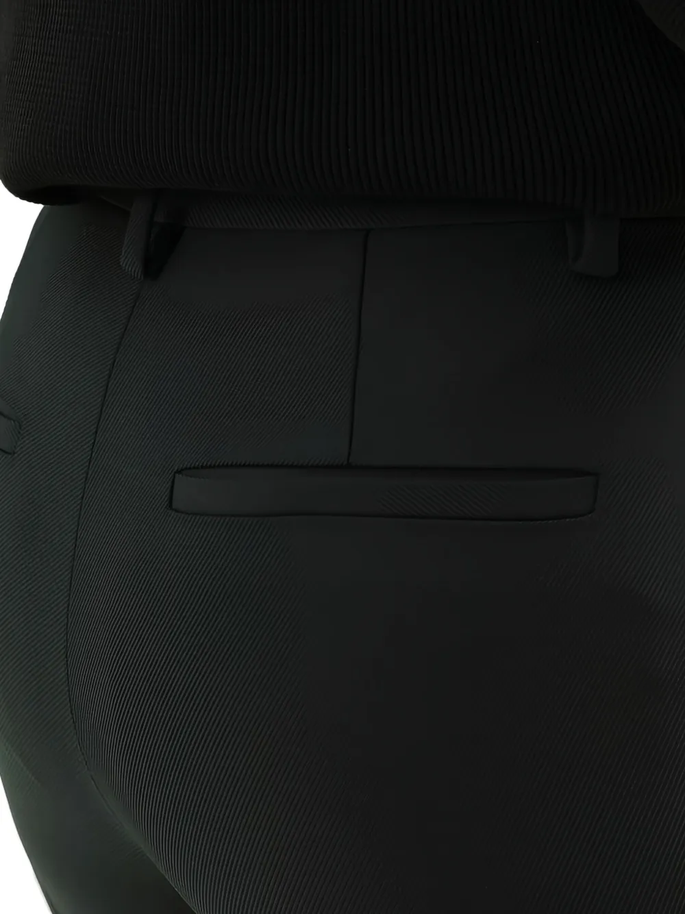 1989 Studio Cotton Flared Trousers In Black