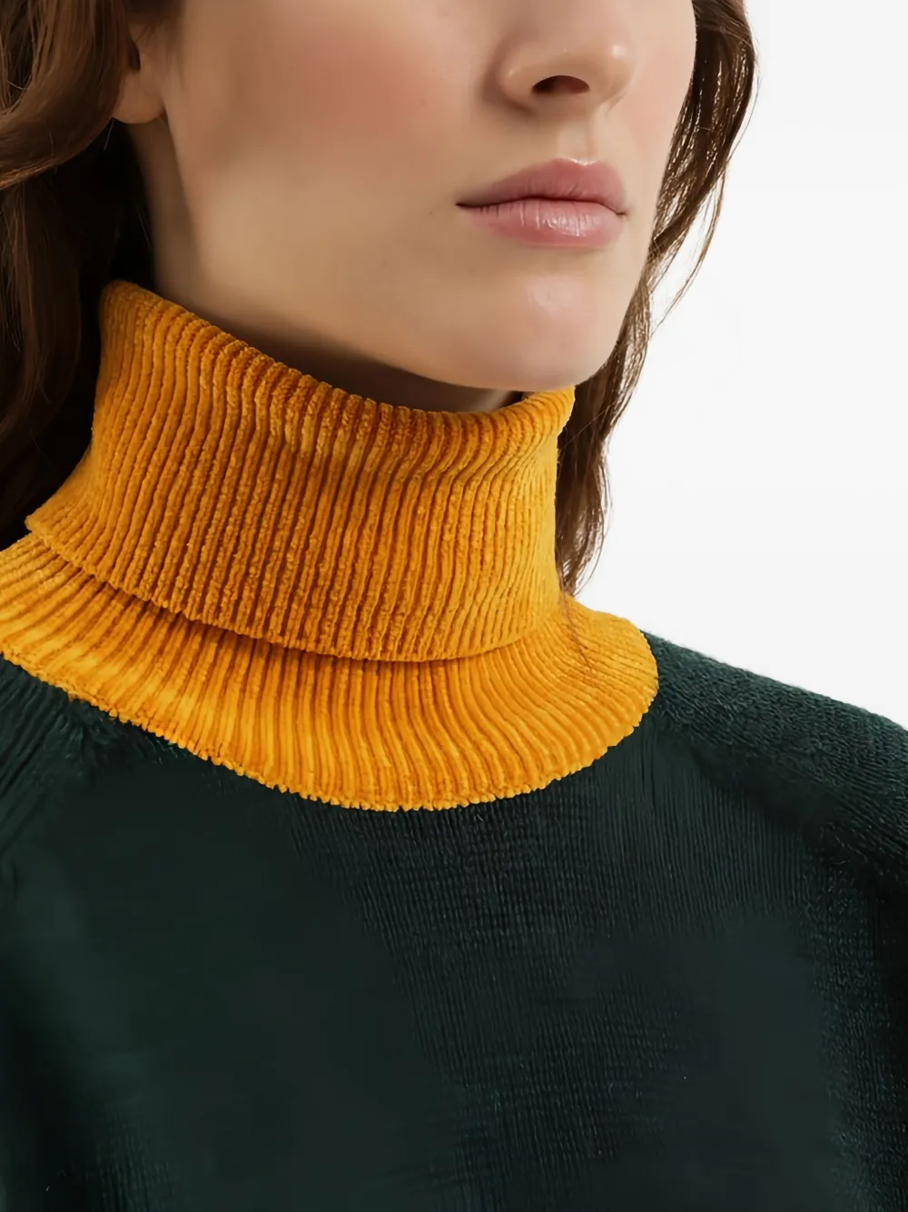 1989 Studio Roll-neck Sweater In Green