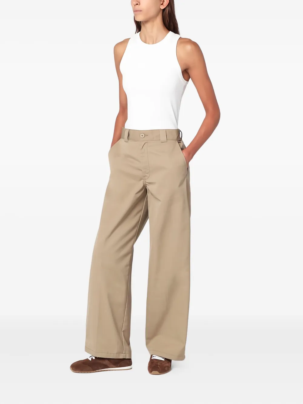 Carhartt WIP Palazzo broek - Beige