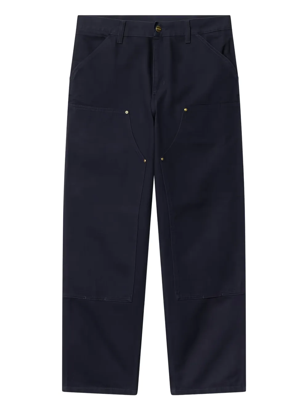 Carhartt WIP Pantaloni dritti in cotone biologico - Nero
