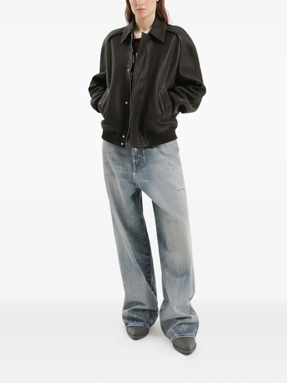 1989 STUDIO leather zipped jacket | Varsity Jackets | Image 2
