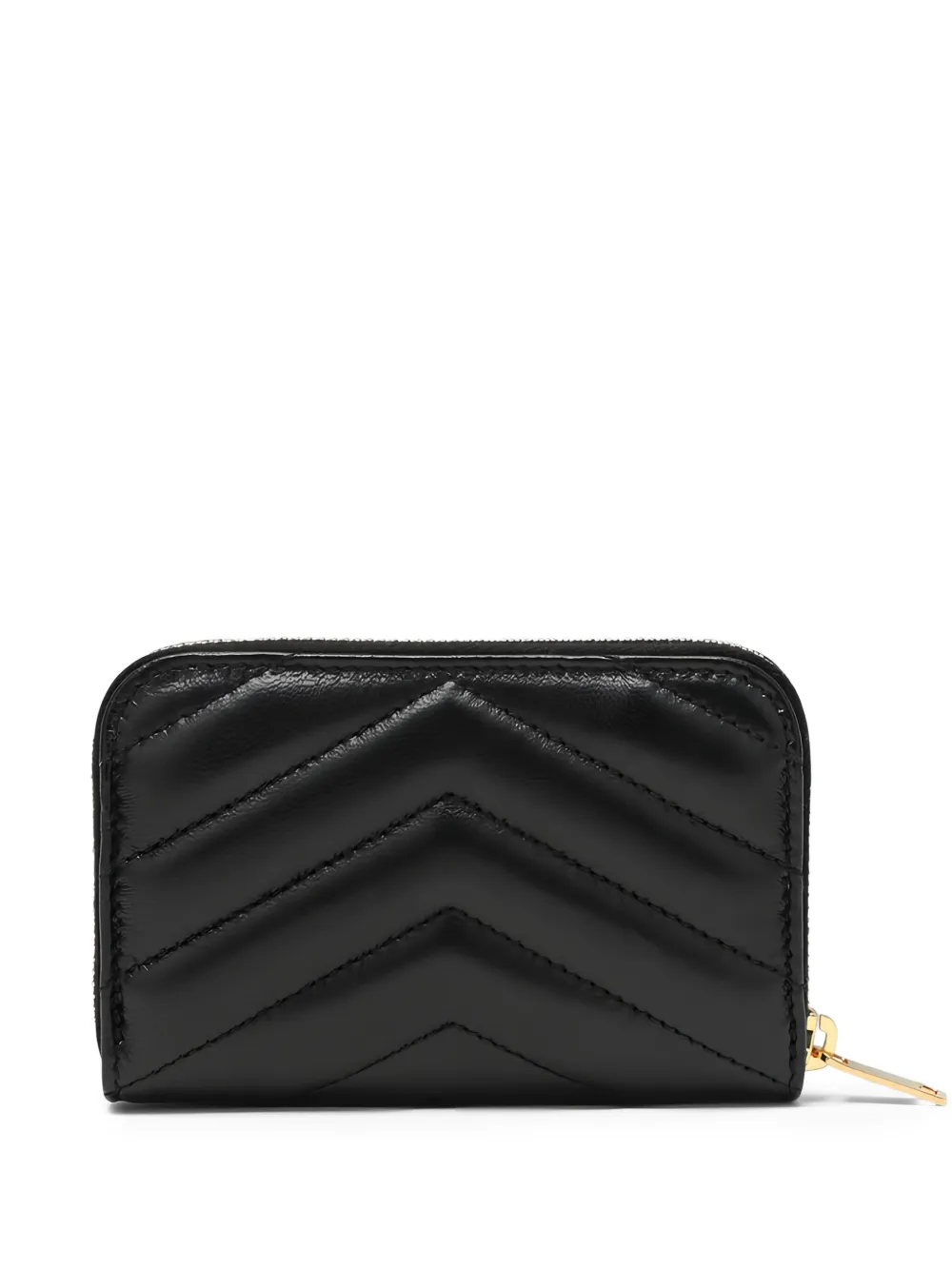 Saint Laurent Cassandre portemonnee - Zwart