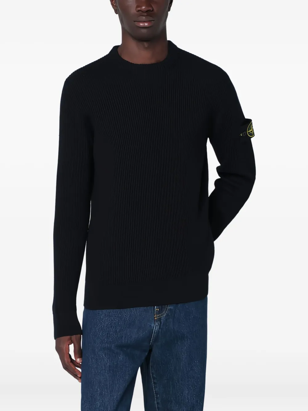 Stone Island Trui van scheerwol Zwart