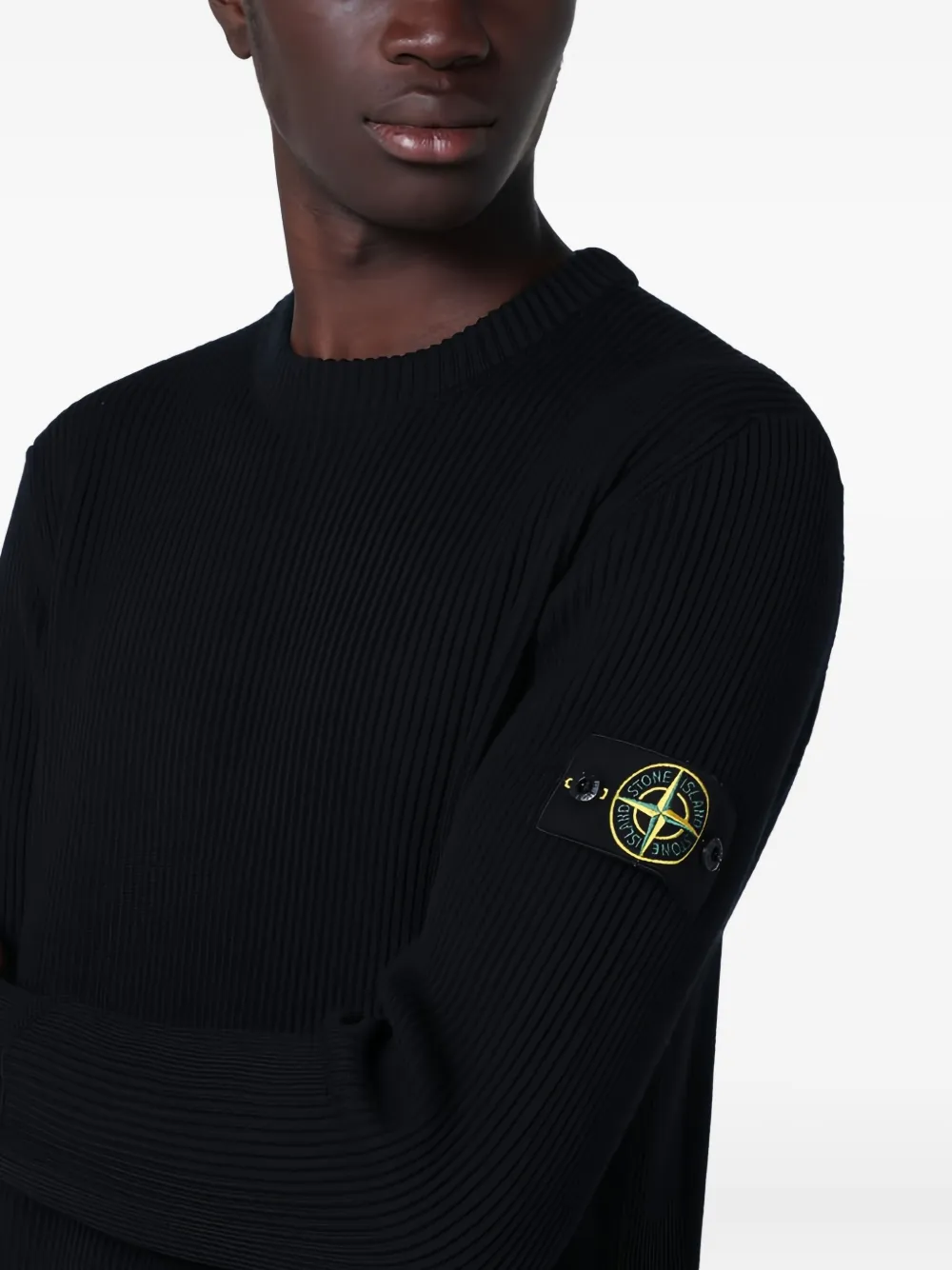 Stone Island Trui van scheerwol Zwart