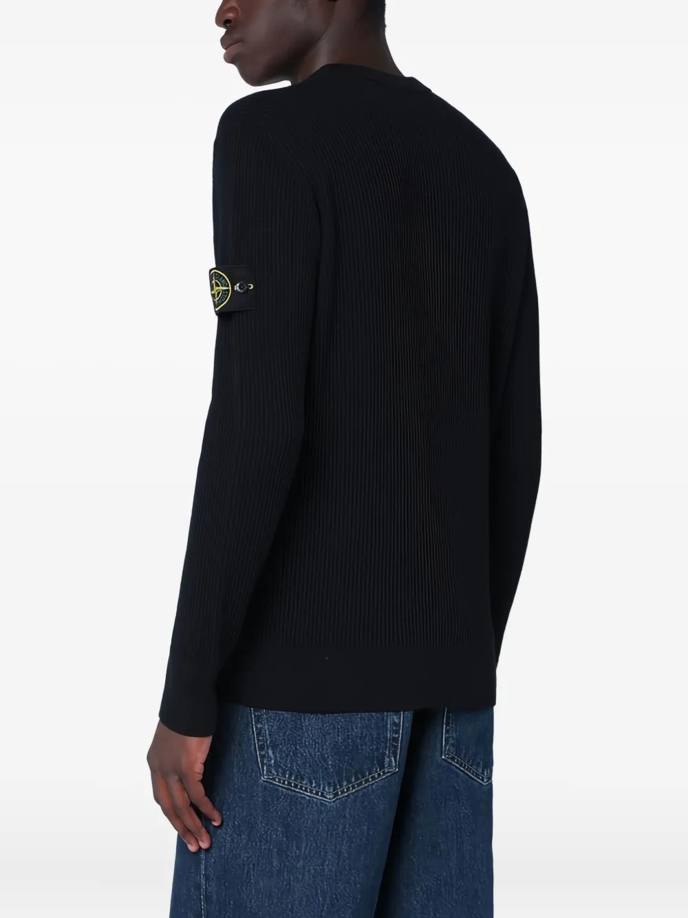 Stone Island Trui van scheerwol Zwart
