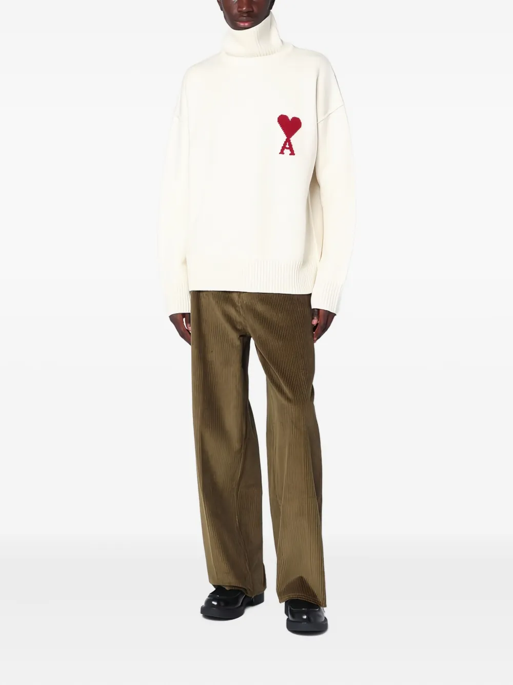 AMI Paris Ami de Cœur turtleneck sweater | Knitted Sweaters | Image 2