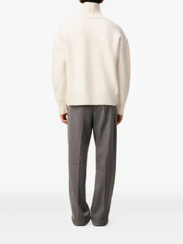 AMI Paris Ami De Coeur タートルネックセーター | ニュートラル