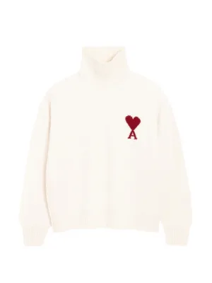 AMI Paris Ami De Coeur クルーネックセーター | ニュートラル