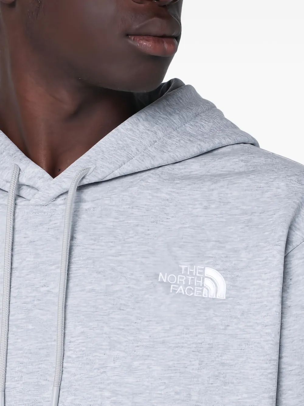 The North Face Light Grey Essential Hoodie In Gray