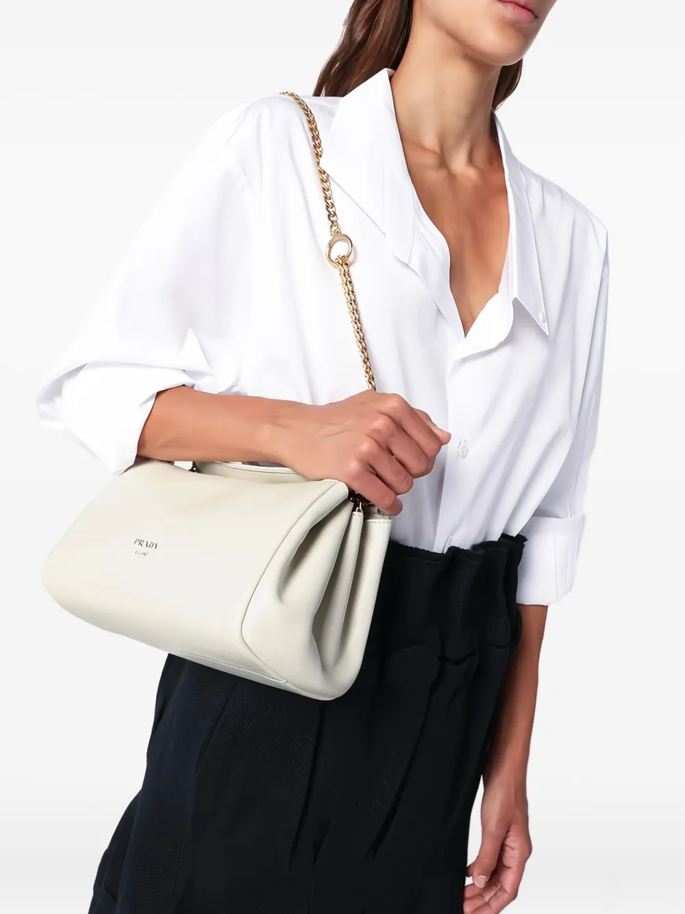 Prada small Tumulte shoulder bag - Wit
