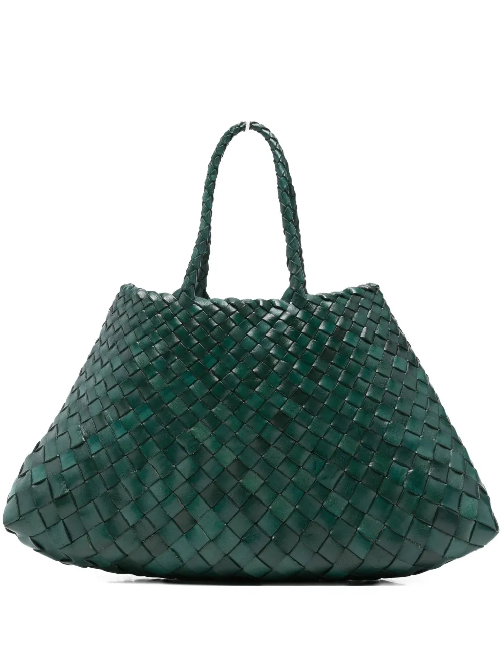 Dragon woven braided shoulder bag | Green | Image 1