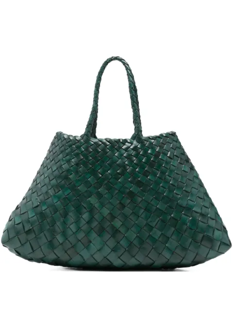 Dragon woven braided shoulder bag