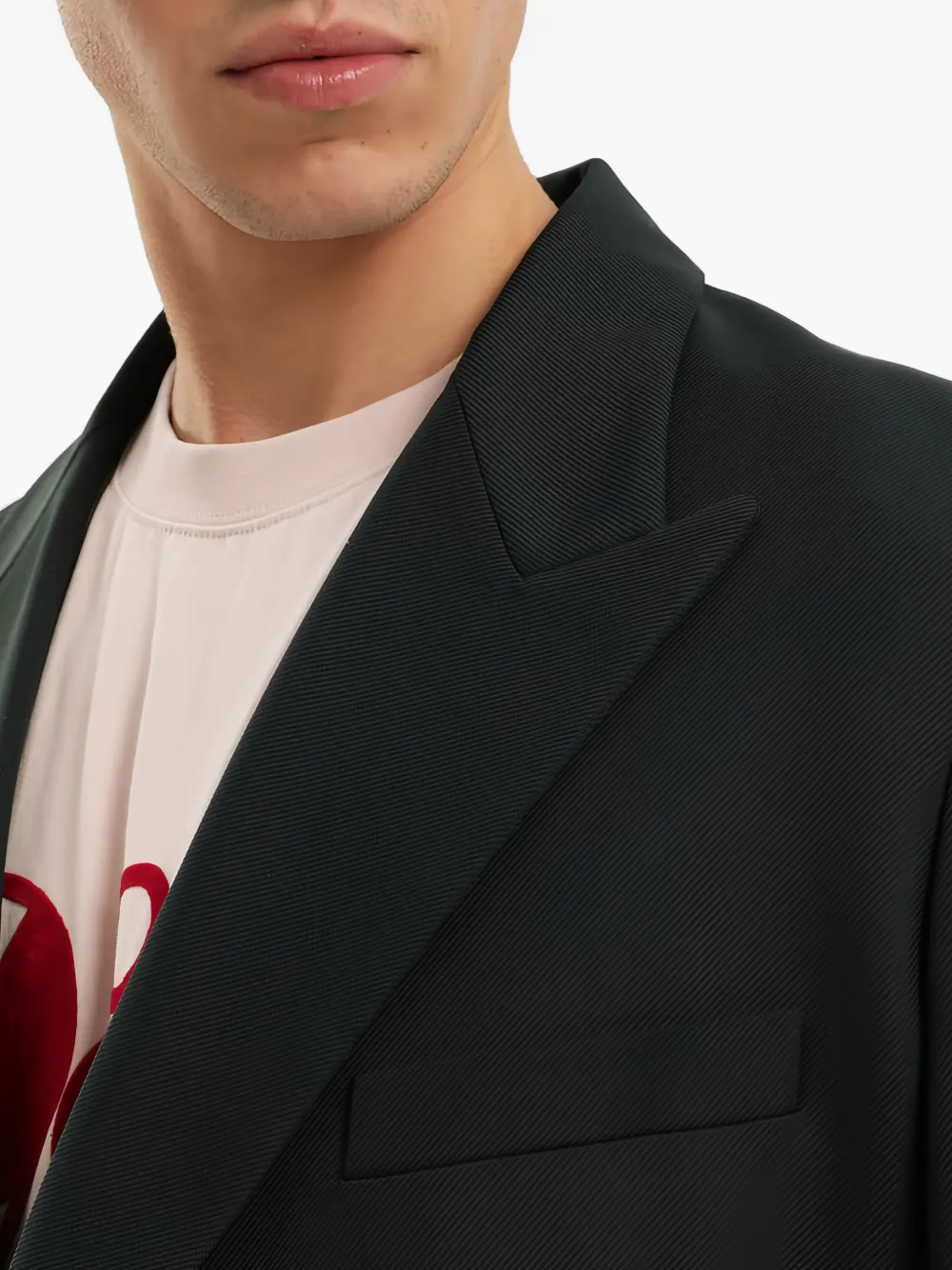 1989 STUDIO Blazer met dubbele rij knopen Zwart