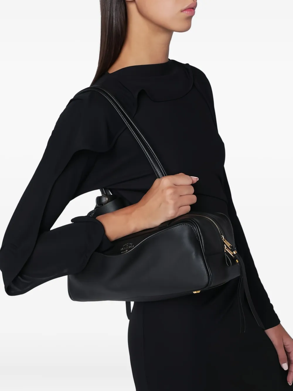 Balenciaga Carrie schoudertas - Zwart