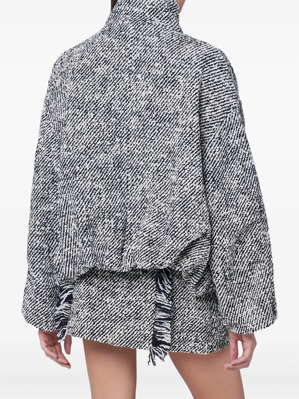 Durazzi Milano High-neck Bomber Jacket In Multi