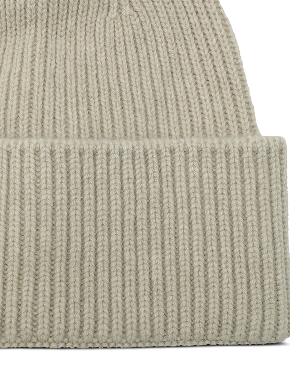  Destin Ribbed-knit Beanie Hat - Neutrals 