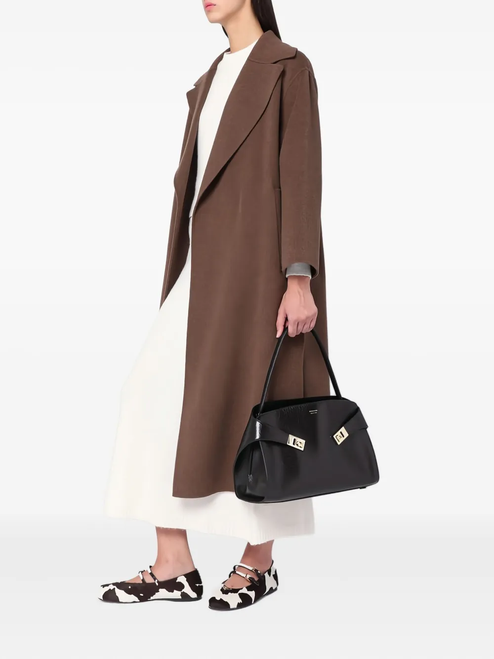 Ferragamo Hug M shopper - Zwart