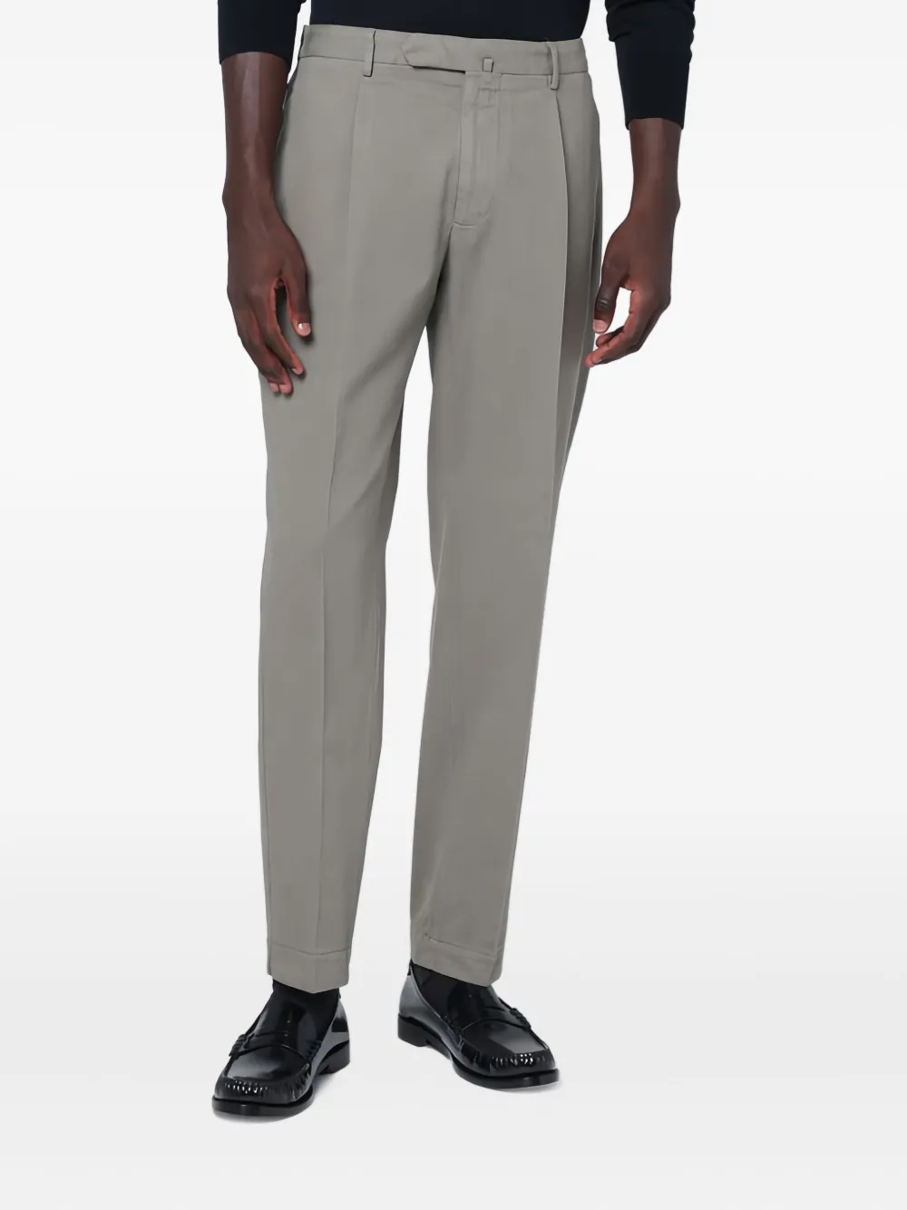 Santaniello pressed-crease trousers | Grey | Image 1