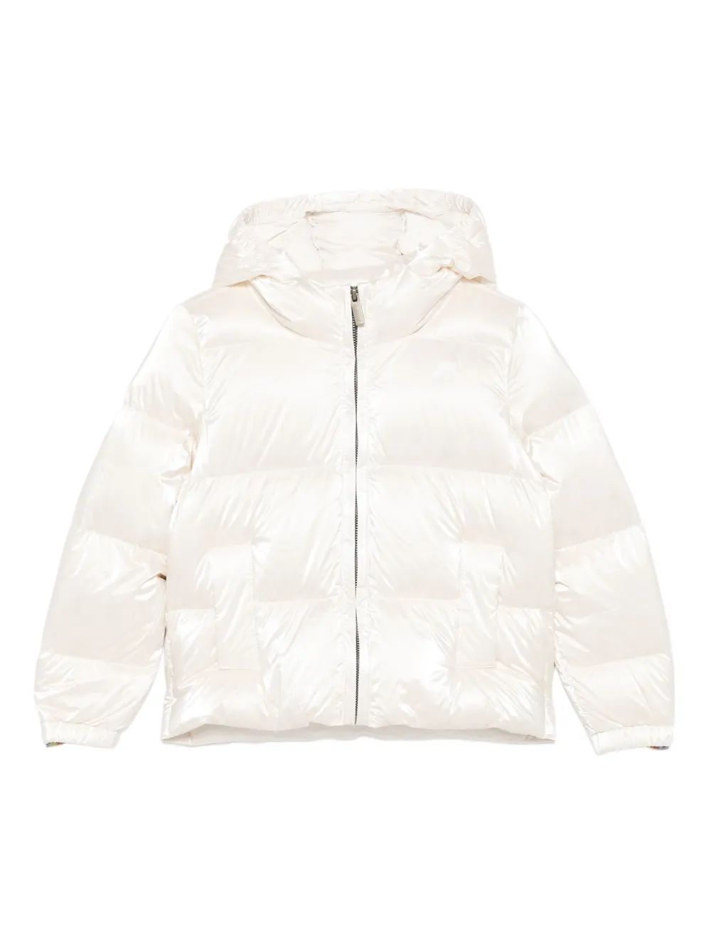K Way Kids hooded jacket - ホワイト K Way Kids hooded jacket - ホワイト
