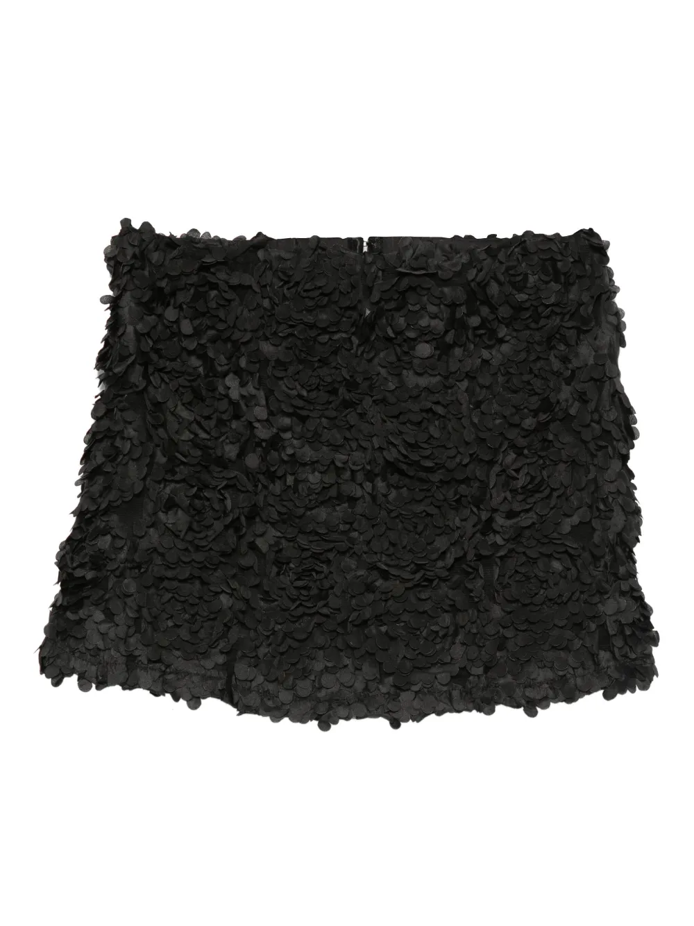 Merci Ruffled Top In Black