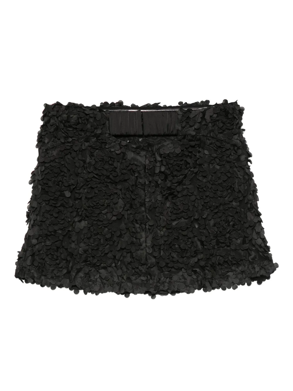 Merci Ruffled Top In Black
