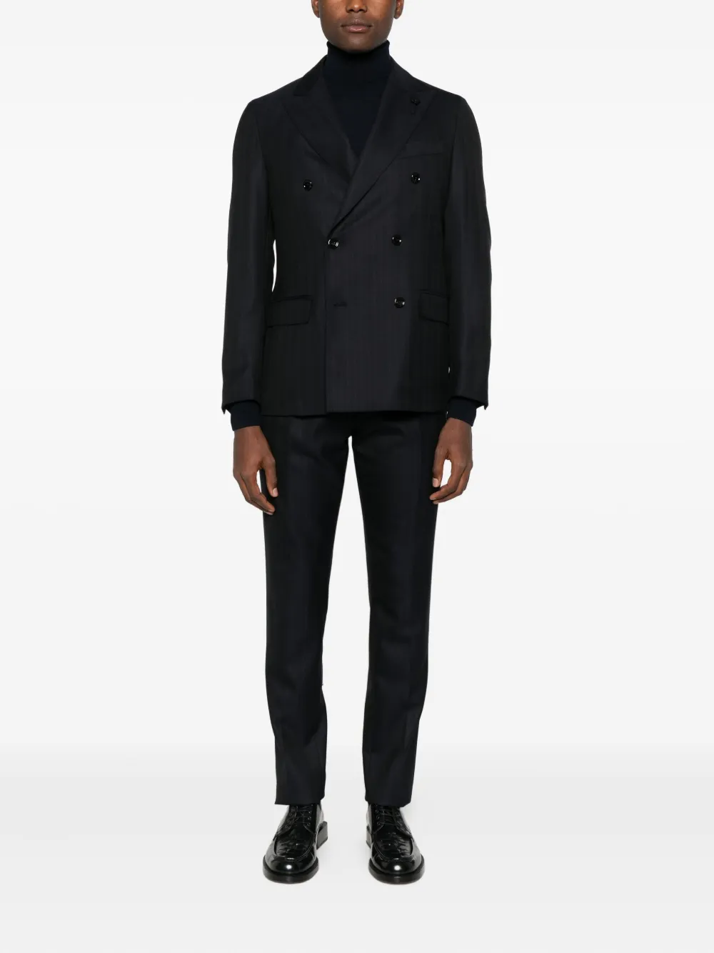 Gran Sasso Roll-neck Sweater In Black