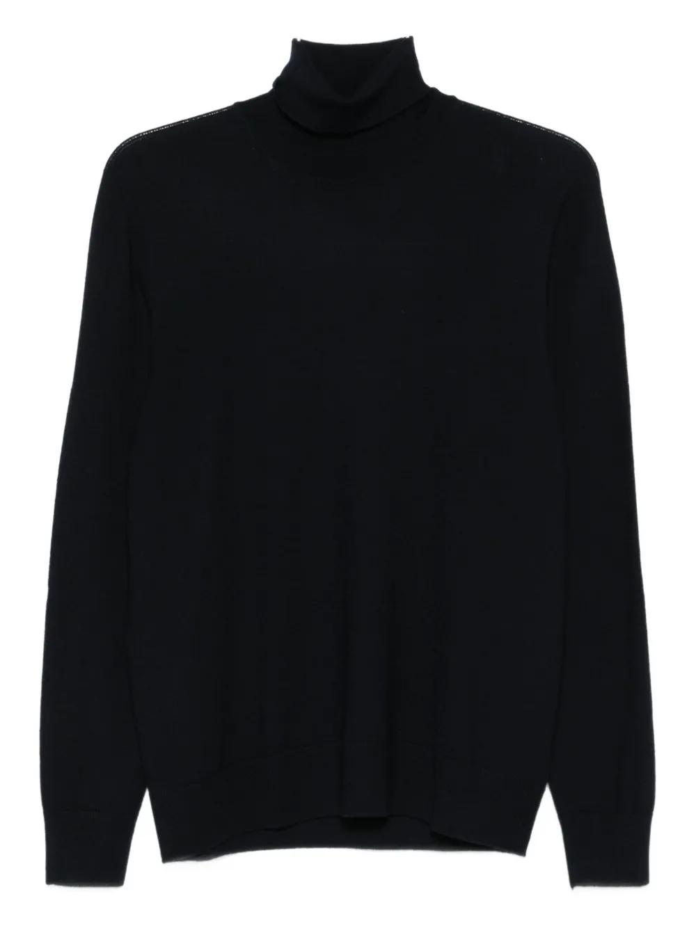 Gran Sasso Roll-neck Sweater In Black