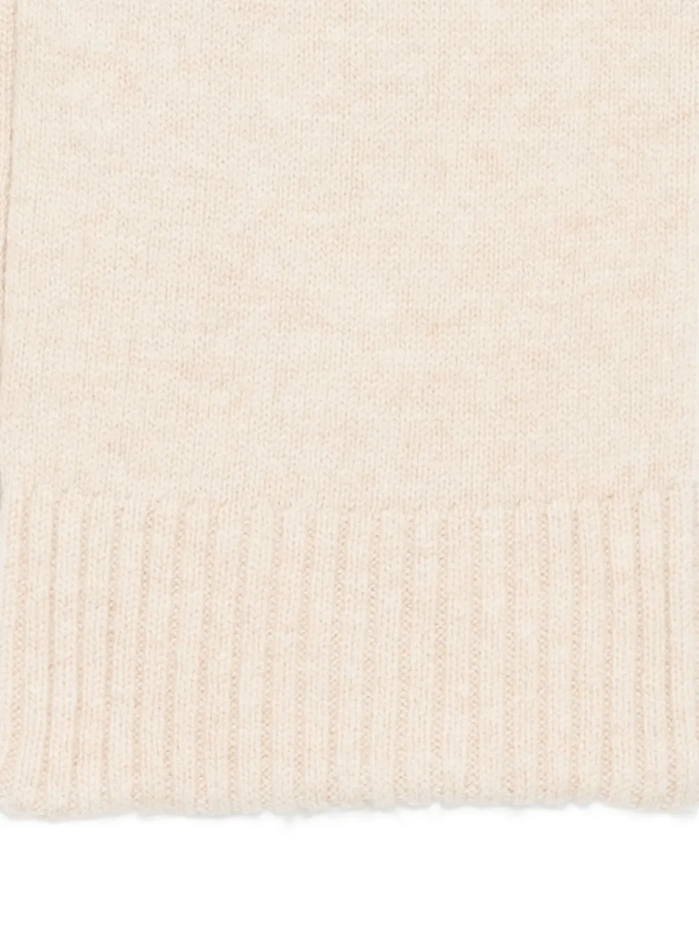 ASPESI Geribbelde sjaal - Beige