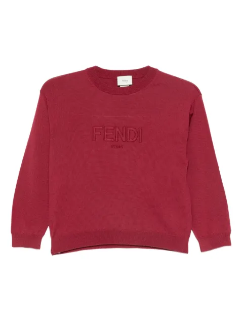 Fendi Kids virgin wool sweater