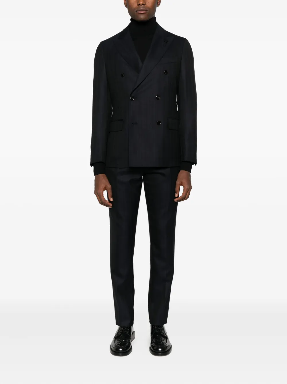 Gran Sasso Roll-neck Sweater In Black