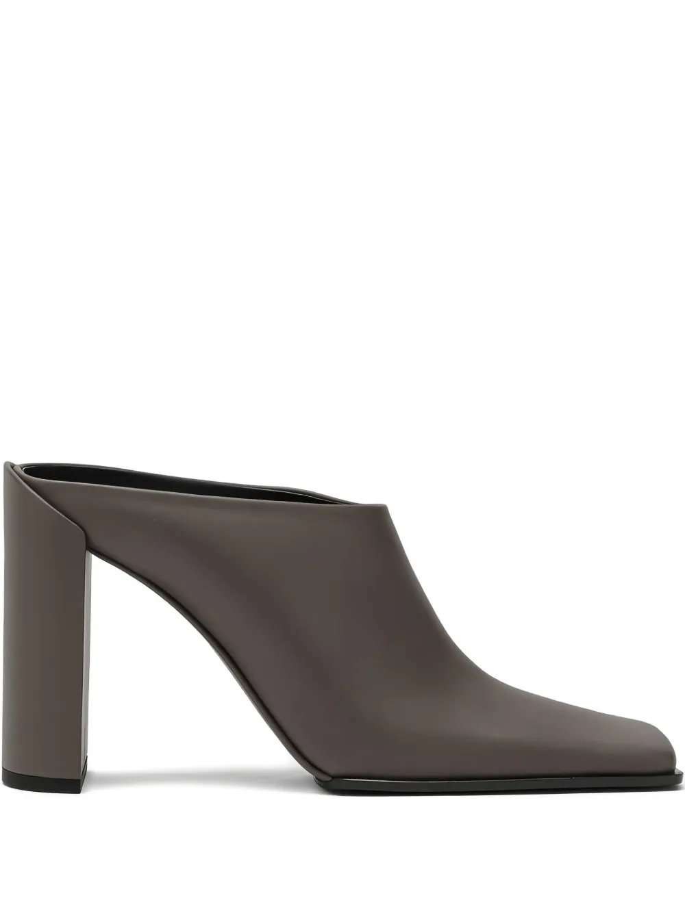 Alaïa 100mm Sabot heeled mules | Brown | Image 1