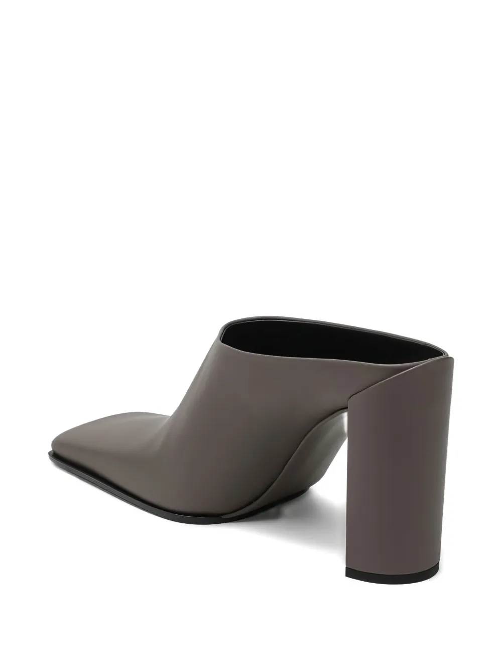 100mm Sabot Heeled Mules