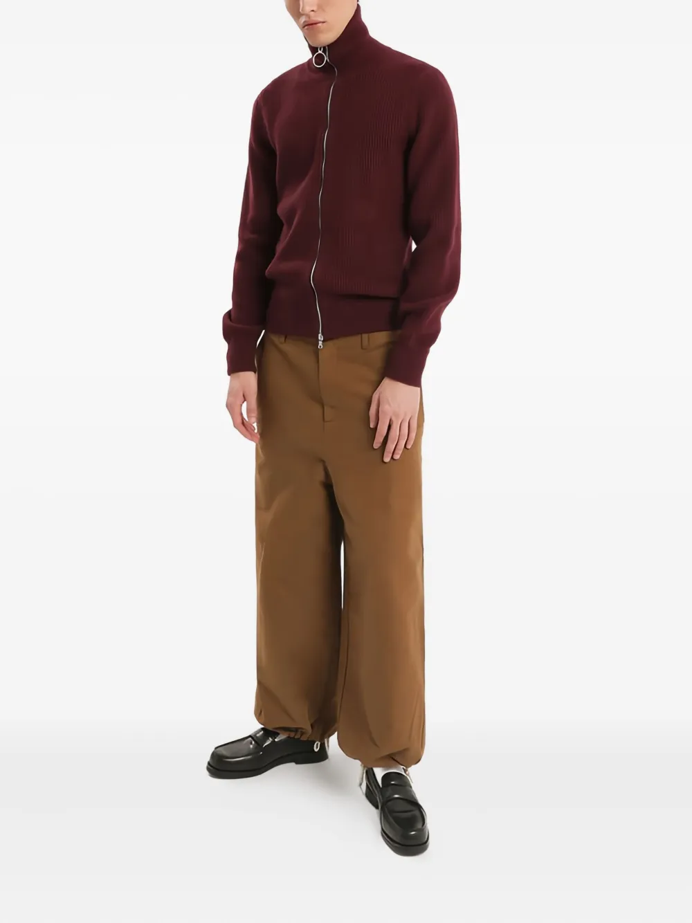1989 STUDIO zip ribbed cardigan | Cardigans | Image 2