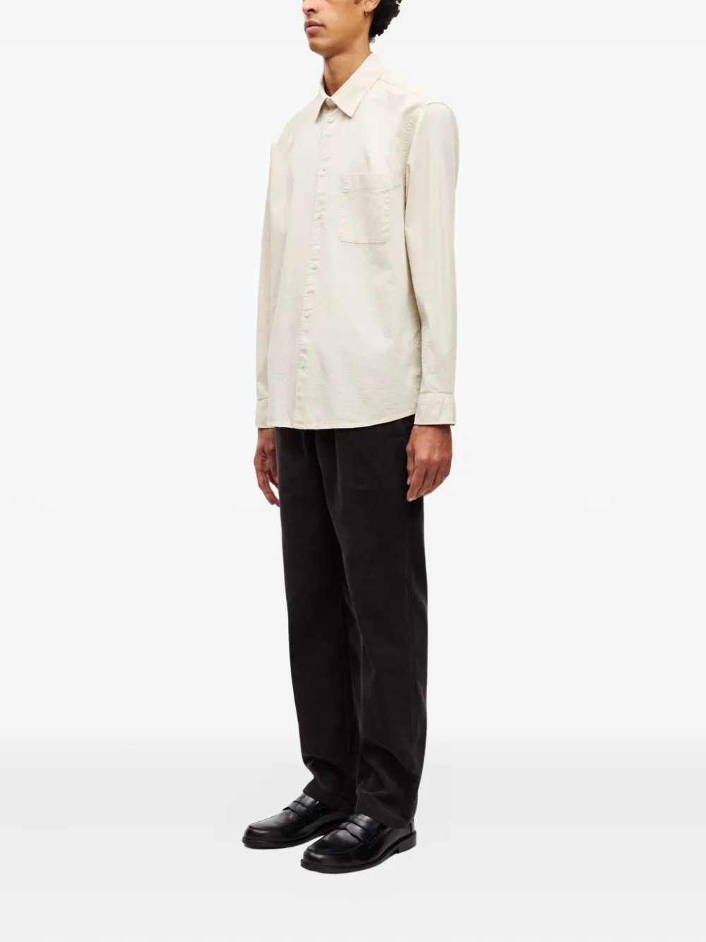 Samsoe & Samsoe Jabari Corduroy Trousers In Black