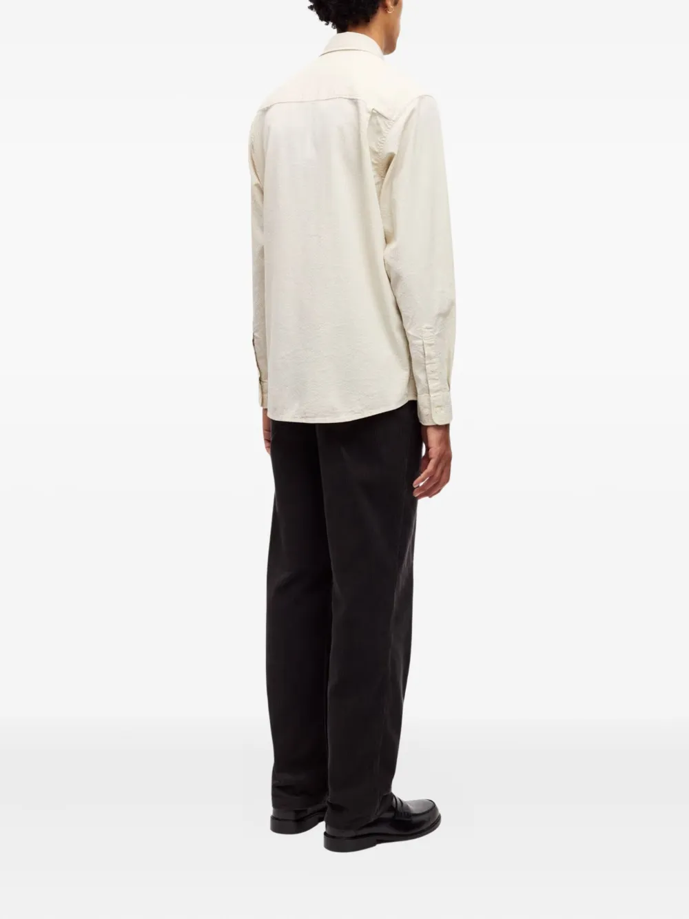 Samsoe & Samsoe Jabari Corduroy Trousers In Black