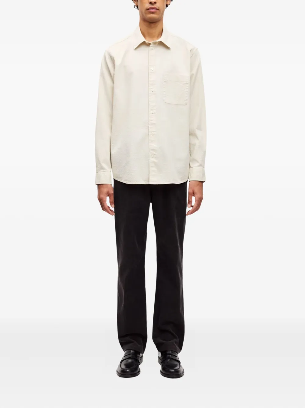 SAMSOE SAMSOE Jabari corduroy trousers - Zwart