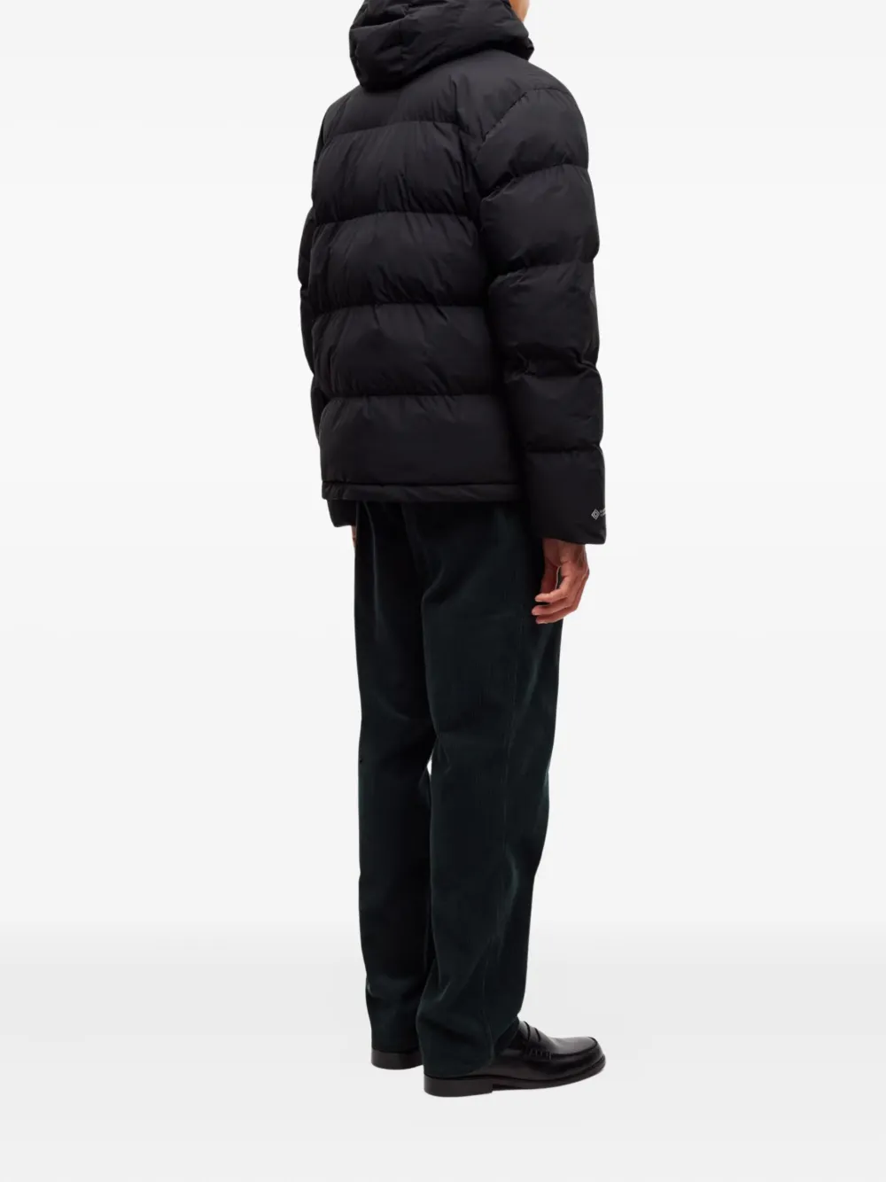 Samsoe & Samsoe Hooded Puffer Jacket In Black