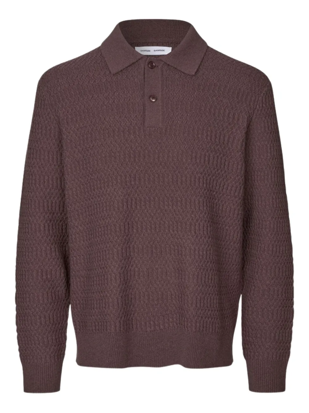 SAMSOE SAMSOE Sacaiden polo top | Brown | Image 1