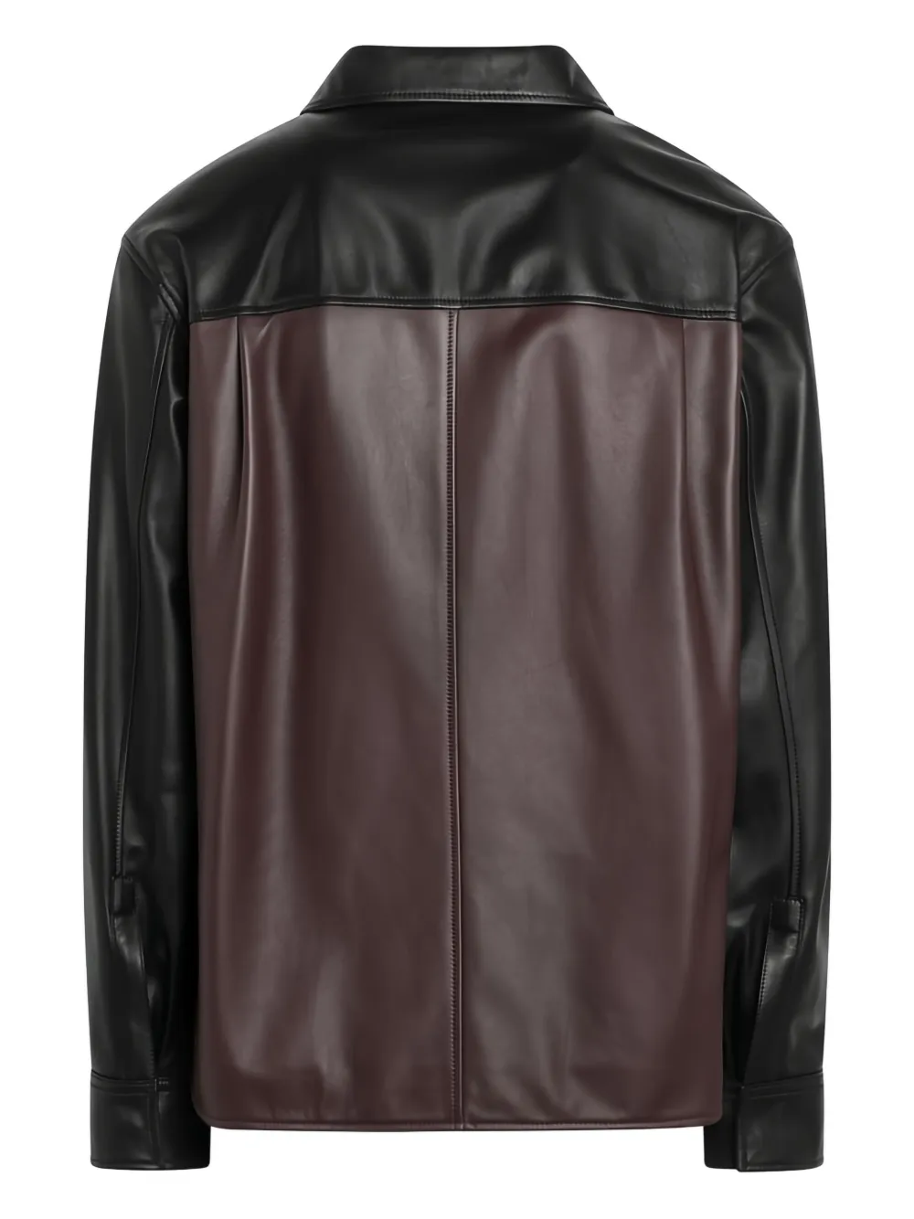 LOEWE chamarra de piel con diseño color block | Chamarras de piel | Image 2