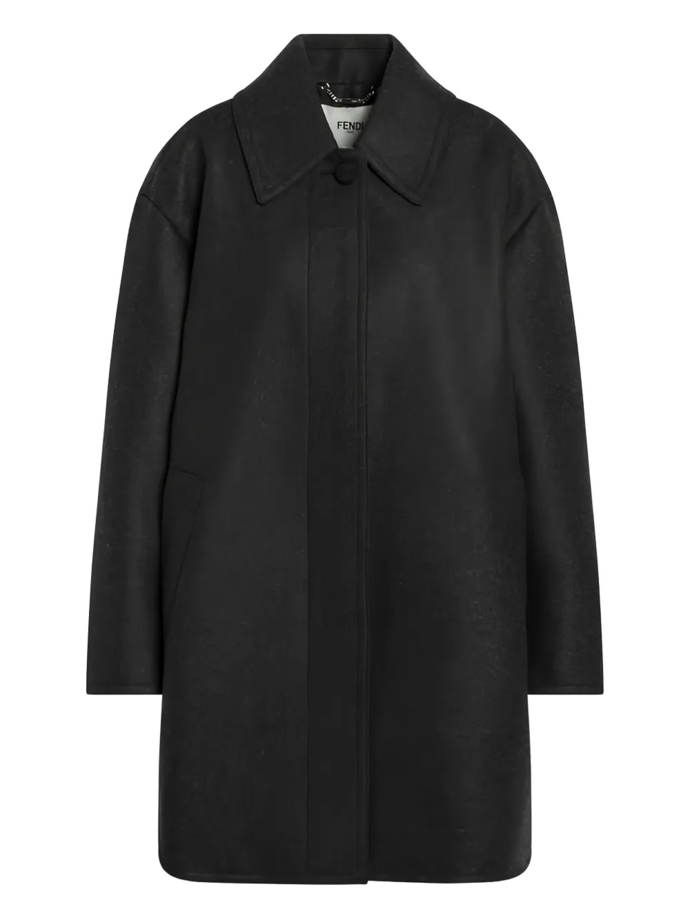 FENDI abrigo con botones | negro | Image 1
