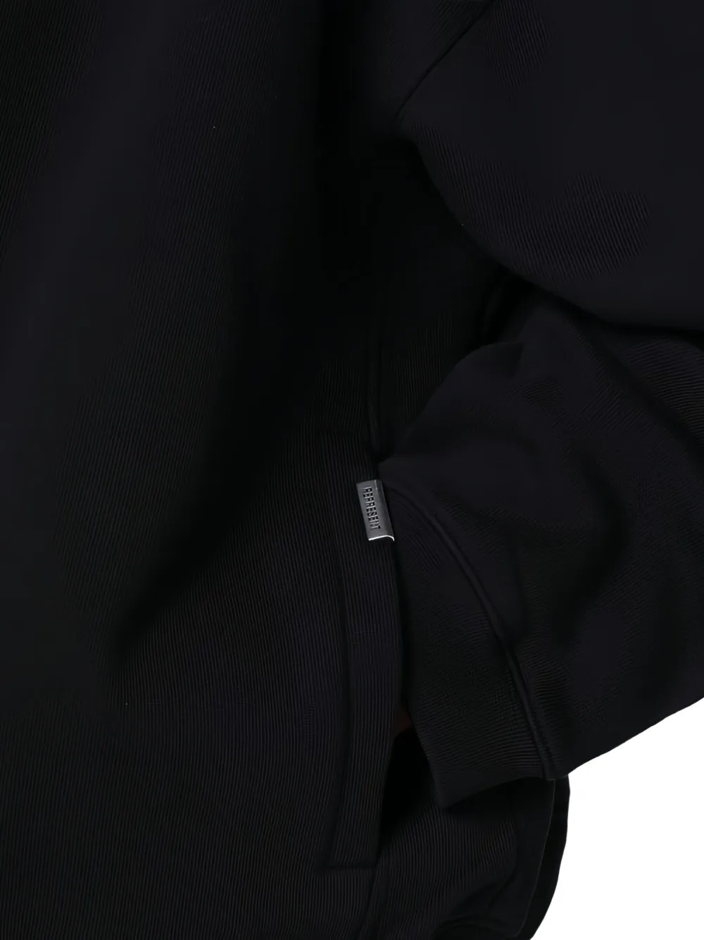 Represent Zip-up Hooded Cardigan In Black