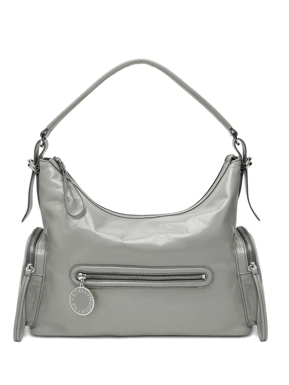 Stella McCartney Dartmoor zip shoulder bag - Grigio