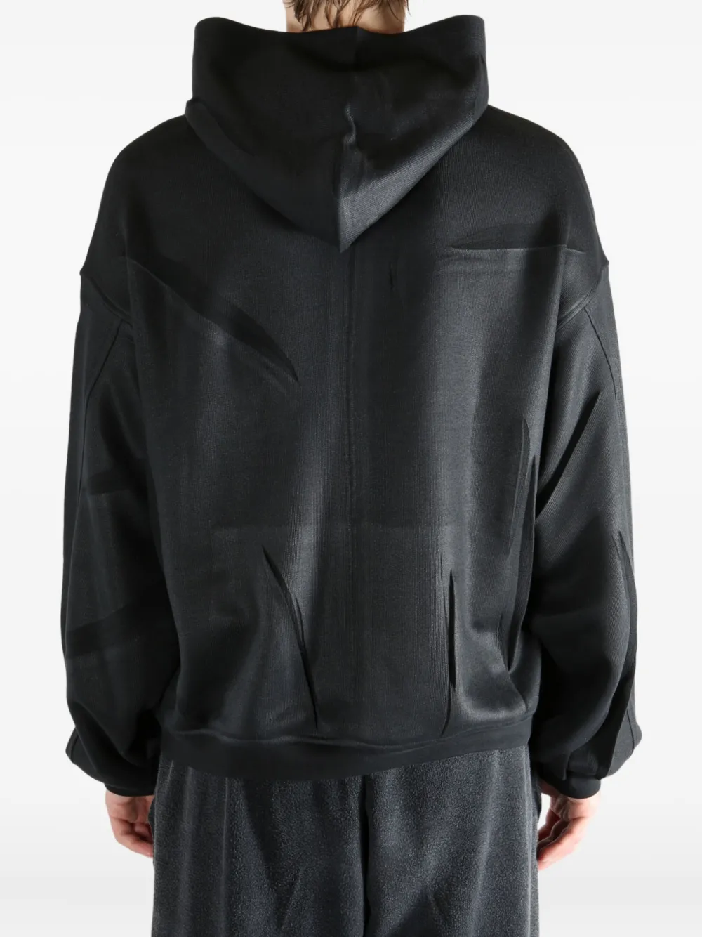Alexander Wang hoodie met rits Zwart